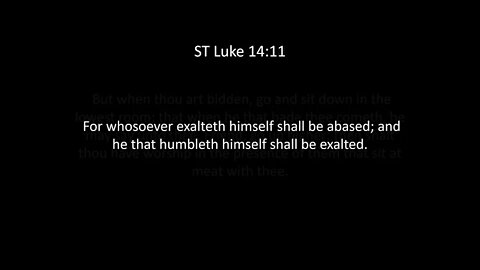 ST Luke Chapter 14