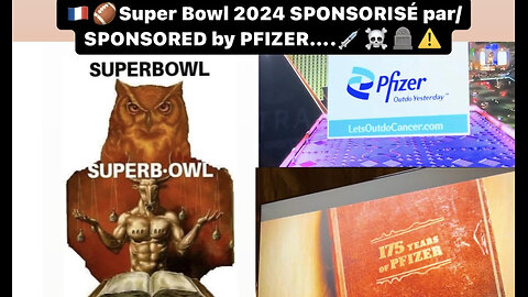 🇫🇷🏈Super Bowl 2024 SPONSORISÉ par/ 🇺🇸🏈 SPONSORED by PFIZER….