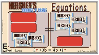 E_vis HERSHEY'S COOKIES 'N' CREME 2r+3b=4b+1r