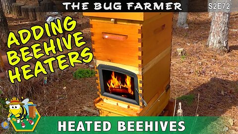 Installing Beehive Heaters. Winter beehive preparation with internal beehive heaters.