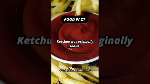 Food Fact. #subscribe #shorts #ketchup #1800s #medicine