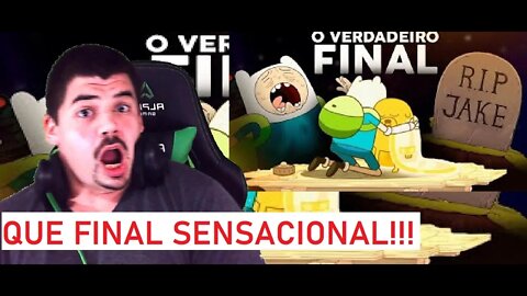 REACT O Verdadeiro FINAL de Finn e Jake Together Again-Resumo Hora de Aventura - MELHOR DO MUNDO