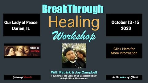 Breakthrough Healing Workshop Darien Illinois Day 1