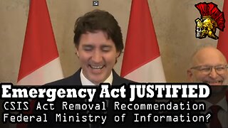 Emergency Act JUSTIFIED First Report Analysis