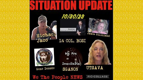 SITUATION UPDATE 10/30/23 - House Speaker And Trump, White Hats & Black Hats Final End War