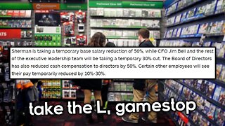 GameStop Takes Another Massive L