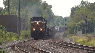 CSX M368 Manifest Mixed Freight Train From Berea, Ohio September 2, 2023