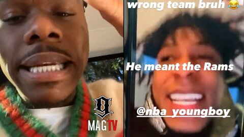 DaBaby Brokers NBA Youngboy $1M Bet On Rams Winning Superbowl! 💰