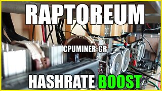 CPU Mining | How To BOOST Your Raptoreum Hashrate
