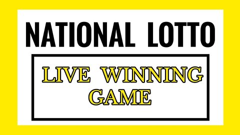 Ghana National Lotto Live Winning Game, 16/04/2022.