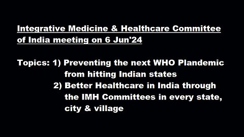 Invitation to join IMHC India