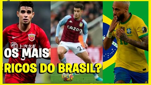 OS 3 JOGADORES MAS RICOS DO BRASIL