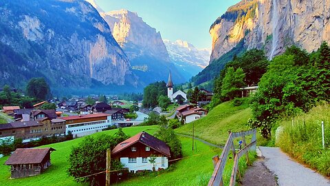 Walk in Lauterbrunnen, Switzerland's Most Beautiful Village