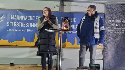 Werbeblock VEIT und TINA aus Neustadt Sa., Fahrzeugkorso - BAUTZEN, 19 02 2024, 159. MAHNWACHE 🕊