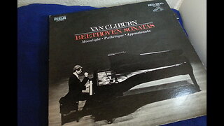 Beethoven Sonatas Moonlight and Pathetique Performace by Van Cliburn RCA Release LP