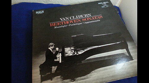 Beethoven Sonatas Moonlight and Pathetique Performace by Van Cliburn RCA Release LP