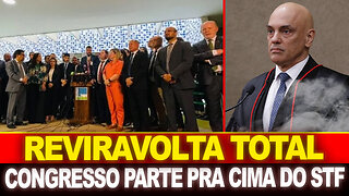 BOMBA !! CONGRESSO SE REVOLTOU COM STF... MORAES TOMA DECISÃO !!