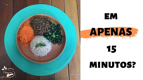 [RÁPIDO] Almoço rico em proteínas e fibras