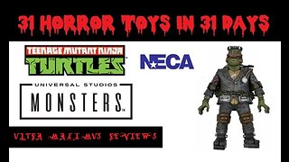 🎃 Raphael as Frankenstein's Monster | Teenage Mutant Ninja Turtles NECA | 31 Horror Toys in 31 Days