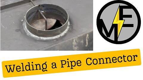 Welding a Pipe Connector/Collar to an Old Wood Stove Insert