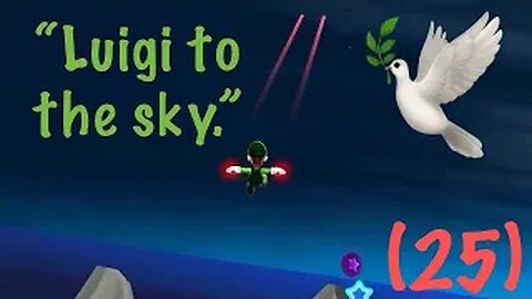 Flying Luigi to the sky. - SMG (25)