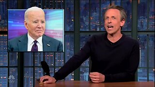 Meyers: ‘Disclaimer’ to My ‘Biden Is Old Jokes’ — ‘No Equivalency’ to a Man Showing Signs of Age and a ‘Demented 77-Year-Old Criminal’