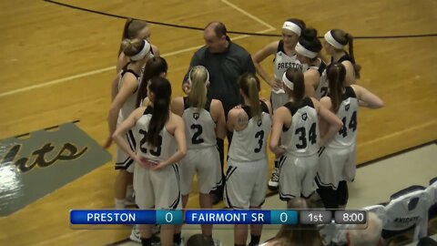 Preston High Girls Varsity Basketball 2020 Game 13 PHS vs Fairmont Sr