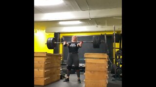 Strongwoman Melissa Peacock-Split Jerk de 118kg. OLHE A DESCRIÇÃO #Shorts