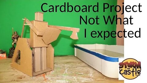 Well, this cardboard project didn't turn out as expected