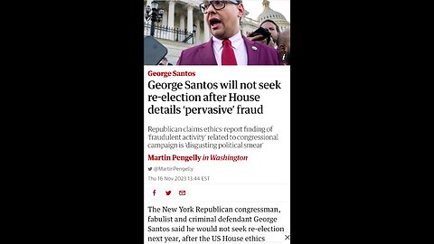 REPUBLICANS LOSING MAJORITY: GEORGE SANTOS IS A PATHETIC LIAR ACCORDING TO REPORT