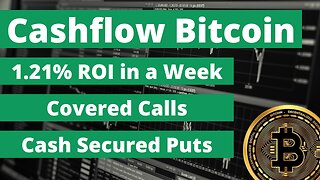 Create Cashflow Using Covered Calls & Cash Secured Puts - Bitcoin ETF (BITO) - 1.21% ROI in 1 Week