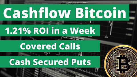 Create Cashflow Using Covered Calls & Cash Secured Puts - Bitcoin ETF (BITO) - 1.21% ROI in 1 Week