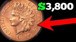 RARE Mint Error Indian Head Pennies Worth Money from 1890!