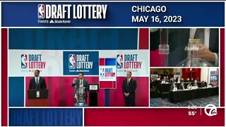 The NBA ended up running seven drawings at the lottery; the Pistons lost them all