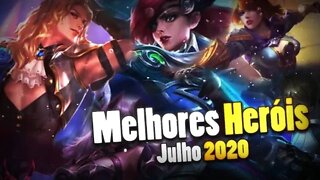 OS MELHORES HERÓIS DE CADA CLASSE • JULHO 2020 | Mobile Legends