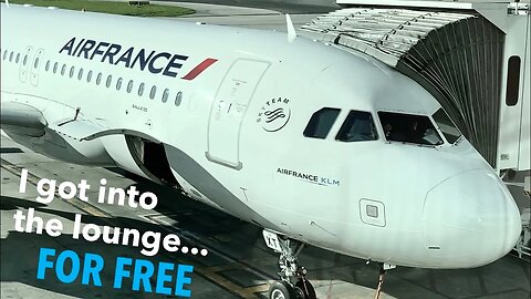 AIR FRANCE A320 ECONOMY Class: AF1625 Lisbon to Paris