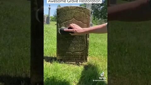 Cleaning and Maintaining a Gravestone