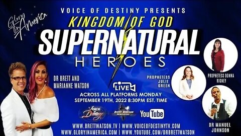 Voice of Destiny "LIVE" Dr. Brett & Marianne Watson, Manuel Johnson, Donna Rigney & Julie Green