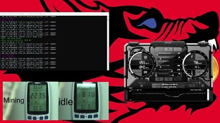 Software Power vs Wall Power when Crypto Mining l Finally got a 5700xt