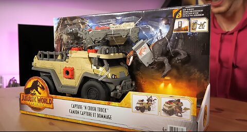 CAPTURE N' CRUSH TRUCK!!! Jurassic World Dominion! - Review and Unboxing