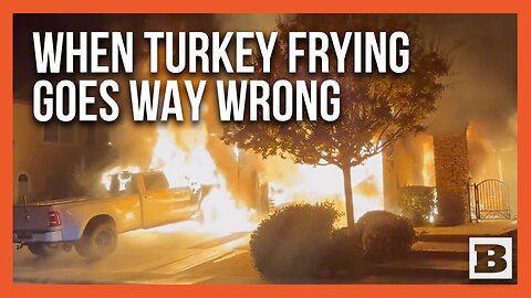 DON'T LET THIS HAPPEN TO YOU! Firefighters Share Frightening House Fire from Deep Frying Turkey