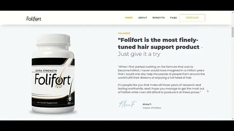 🔴 Folifort Review 2022 - Folifort Hair Growth - Does Folifort Supplement Pills Really Work?