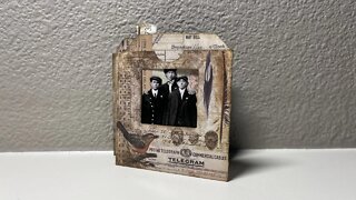 Tim Holtz Paper Frames Mini Hinge Journal Part #2