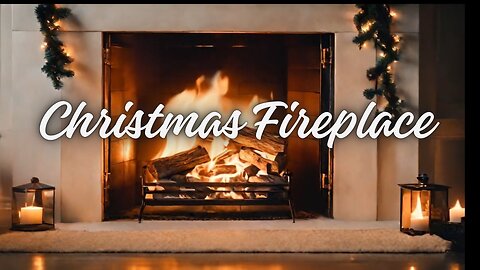Christmas Fireplace | Relaxing sounds at Christmas