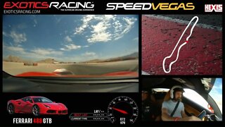 Me in a Ferrari 488 GTB @ Speed Vegas Race Track