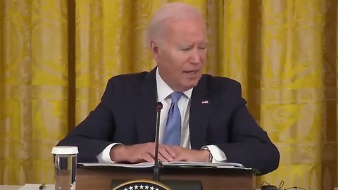 "I think I'm now turning this over to the Cook Islands or am I turning it to you?" asks Joe Biden