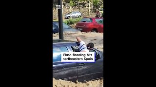 Record flash flooding hits northeastern Spain 🇪🇸