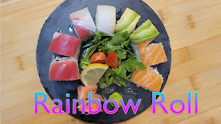 Learn How To Make The COLORFUL And DELICIOUS Rainbow Roll