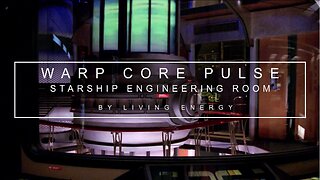 8 Hours | Star Trek Warp Core Pulse Ambience | Relaxing White Noise for Sleep, Study, and Focus