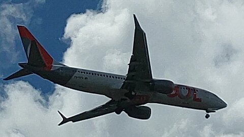 Boeing 737 MAX 8 PS-GPA vindo de Brasília para Fortaleza